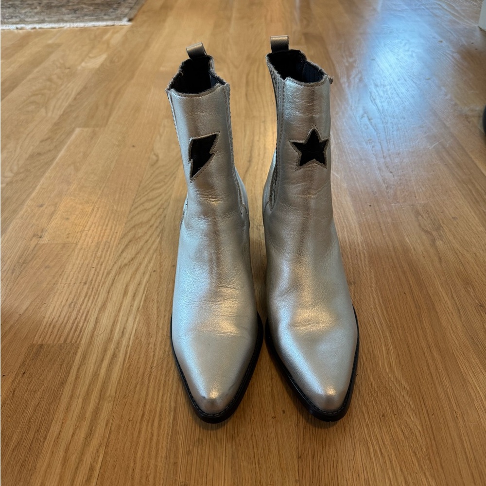 Silver Star Cowboy Boots